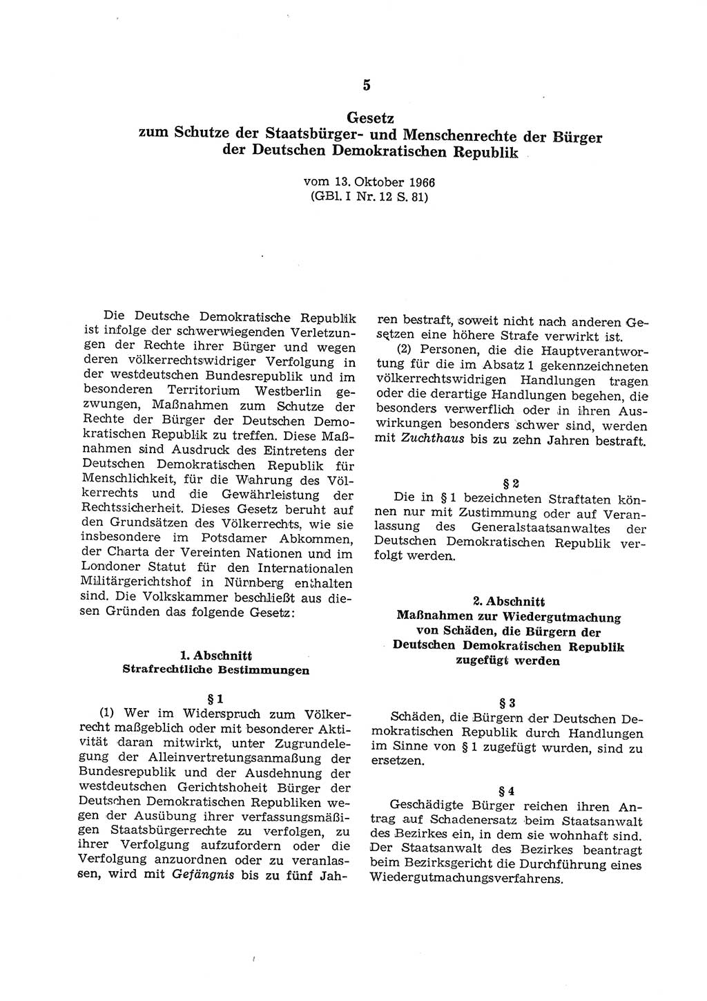 Strafgesetzbuch (StGB) der Deutschen Demokratischen Republik (DDR) und angrenzende Gesetze und Bestimmungen 1975, Seite 110 (StGB DDR Ges. Best. 1975, S. 110)