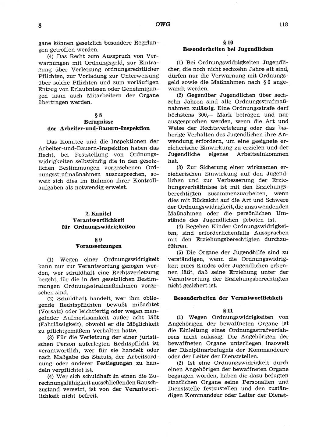Strafgesetzbuch (StGB) der Deutschen Demokratischen Republik (DDR) und angrenzende Gesetze und Bestimmungen 1975, Seite 118 (StGB DDR Ges. Best. 1975, S. 118)
