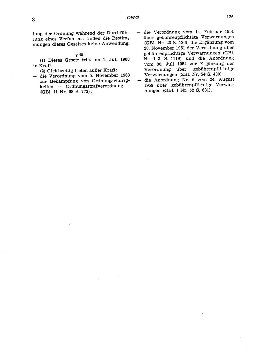 Strafgesetzbuch (StGB) der Deutschen Demokratischen Republik (DDR) und angrenzende Gesetze und Bestimmungen 1975, Seite 126 (StGB DDR Ges. Best. 1975, S. 126)