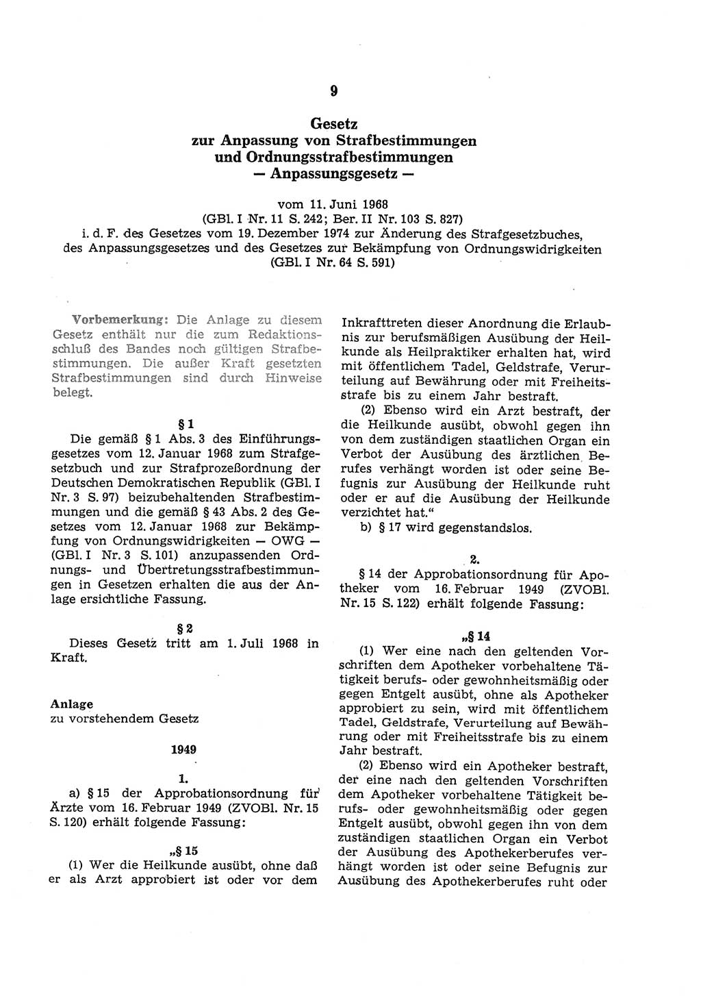 Strafgesetzbuch (StGB) der Deutschen Demokratischen Republik (DDR) und angrenzende Gesetze und Bestimmungen 1975, Seite 127 (StGB DDR Ges. Best. 1975, S. 127)