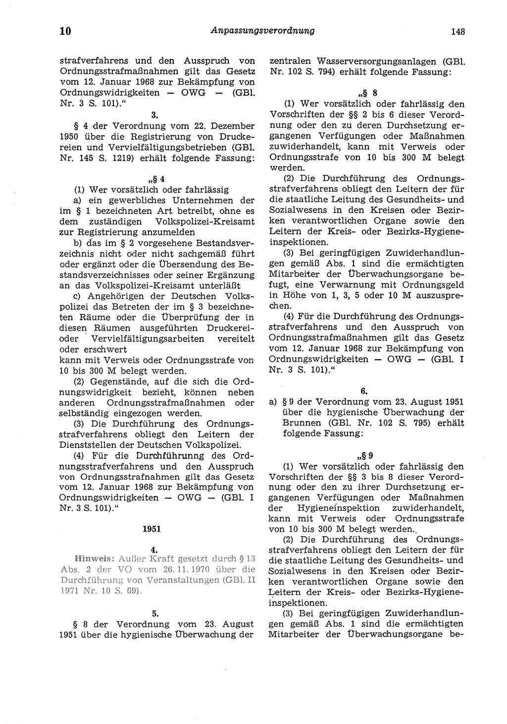 Strafgesetzbuch (StGB) der Deutschen Demokratischen Republik (DDR) und angrenzende Gesetze und Bestimmungen 1975, Seite 148 (StGB DDR Ges. Best. 1975, S. 148)
