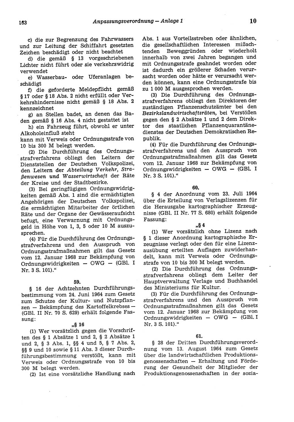Strafgesetzbuch (StGB) der Deutschen Demokratischen Republik (DDR) und angrenzende Gesetze und Bestimmungen 1975, Seite 163 (StGB DDR Ges. Best. 1975, S. 163)