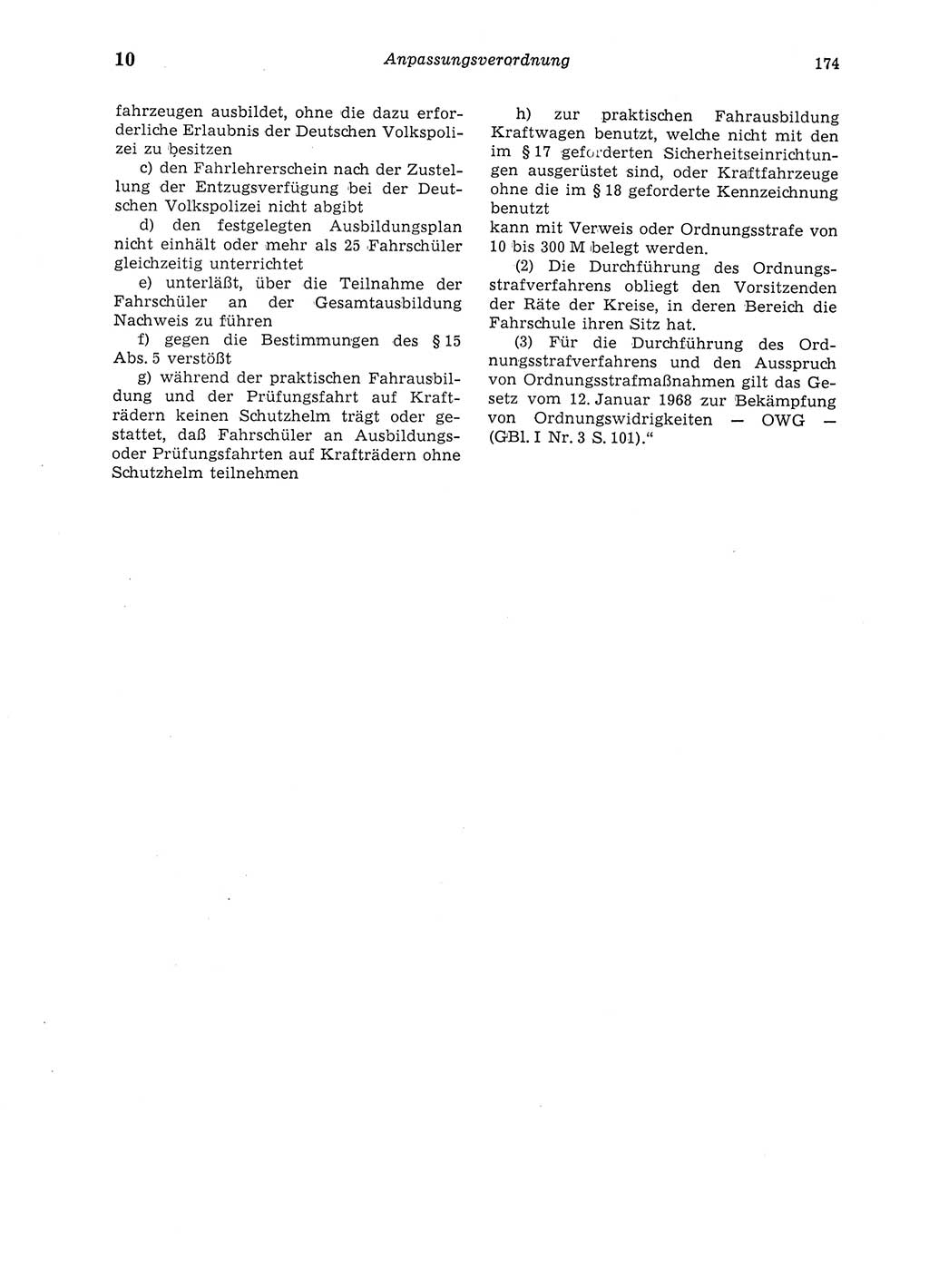 Strafgesetzbuch (StGB) der Deutschen Demokratischen Republik (DDR) und angrenzende Gesetze und Bestimmungen 1975, Seite 174 (StGB DDR Ges. Best. 1975, S. 174)