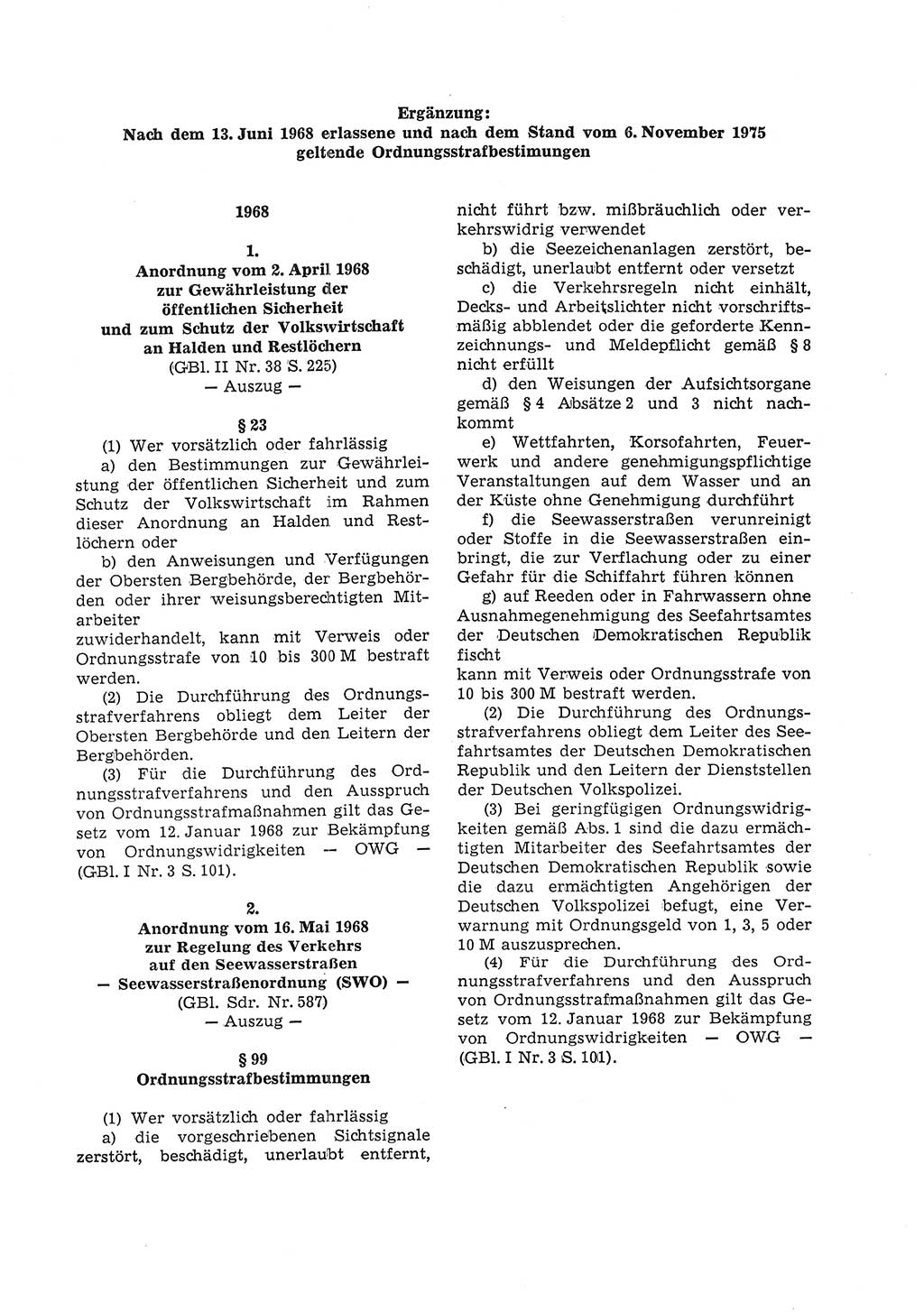 Strafgesetzbuch (StGB) der Deutschen Demokratischen Republik (DDR) und angrenzende Gesetze und Bestimmungen 1975, Seite 175 (StGB DDR Ges. Best. 1975, S. 175)