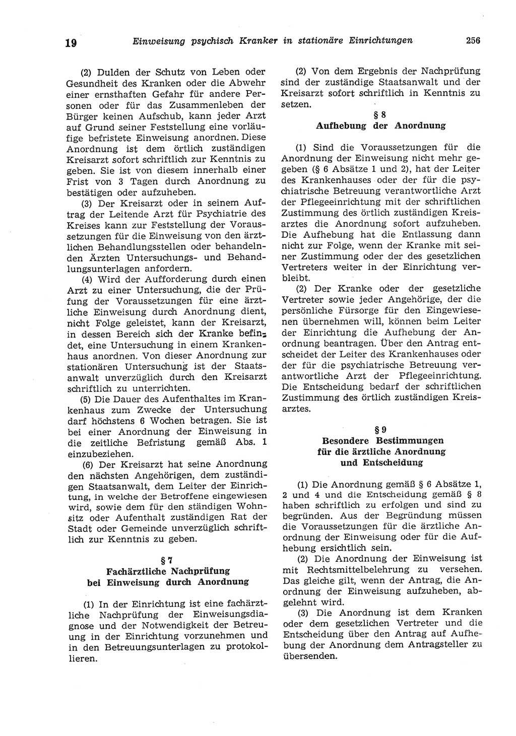 Strafgesetzbuch (StGB) der Deutschen Demokratischen Republik (DDR) und angrenzende Gesetze und Bestimmungen 1975, Seite 256 (StGB DDR Ges. Best. 1975, S. 256)