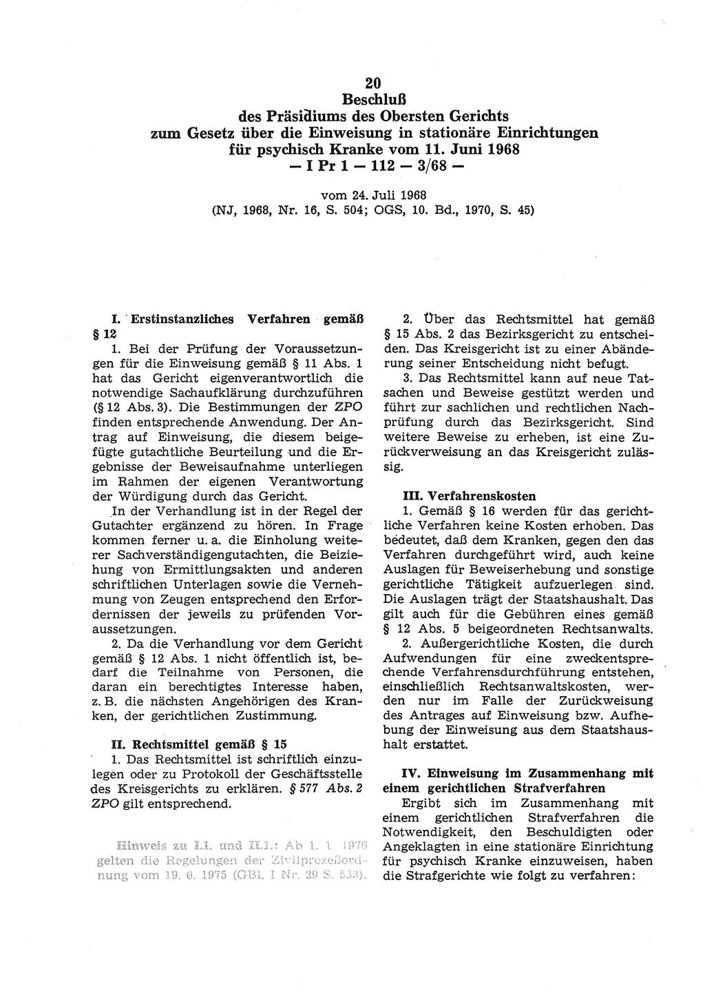 Strafgesetzbuch (StGB) der Deutschen Demokratischen Republik (DDR) und angrenzende Gesetze und Bestimmungen 1975, Seite 260 (StGB DDR Ges. Best. 1975, S. 260)