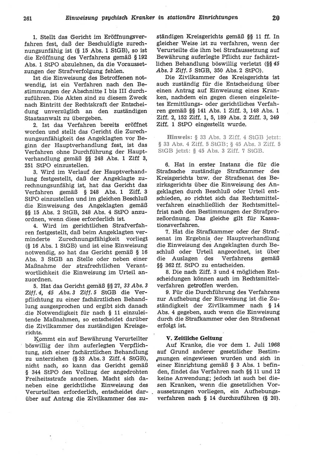 Strafgesetzbuch (StGB) der Deutschen Demokratischen Republik (DDR) und angrenzende Gesetze und Bestimmungen 1975, Seite 261 (StGB DDR Ges. Best. 1975, S. 261)