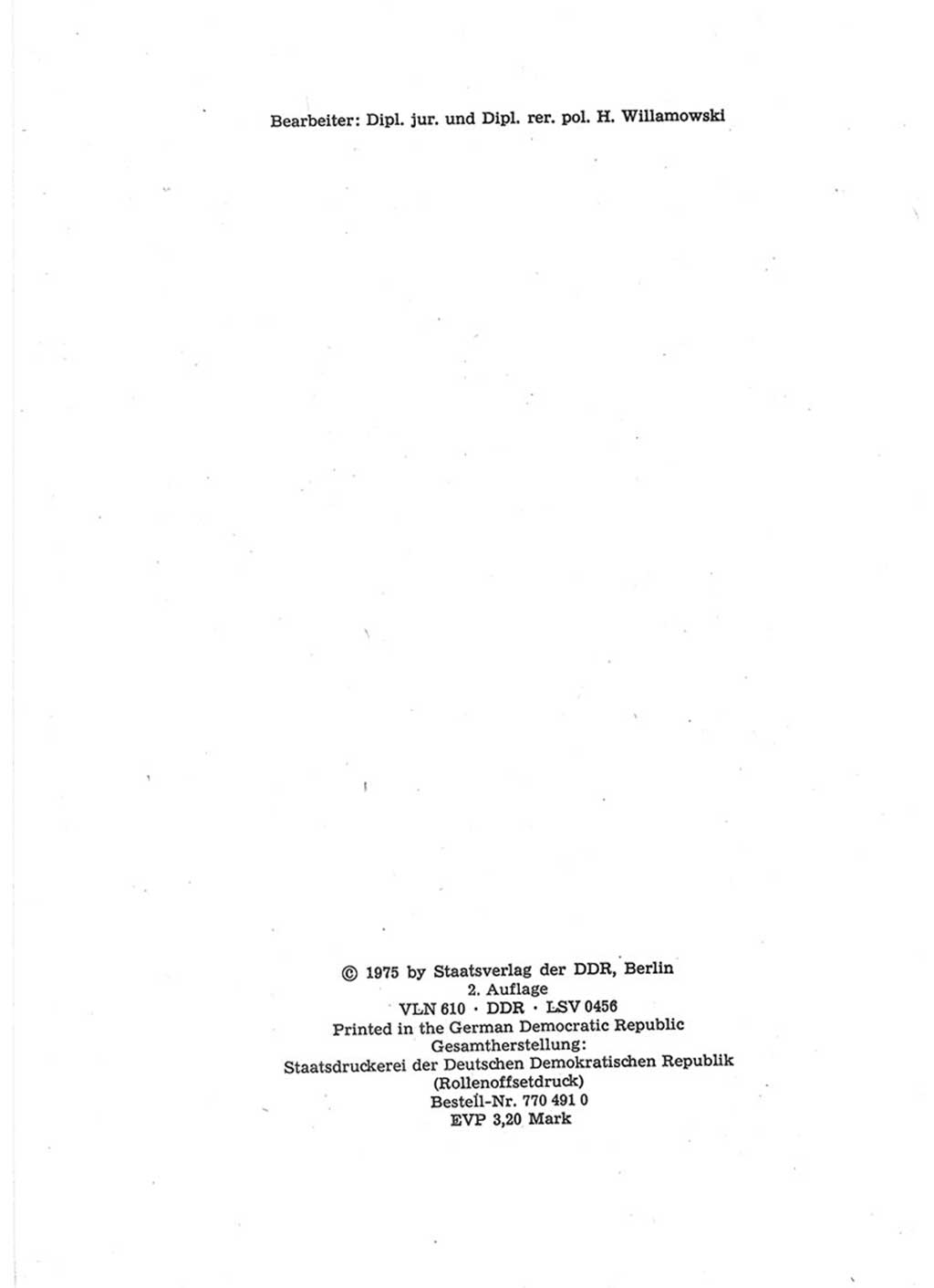 Strafprozeßordnung (StPO) der Deutschen Demokratischen Republik (DDR) 1975, Seite 4 (StPO DDR 1974, S. 4)