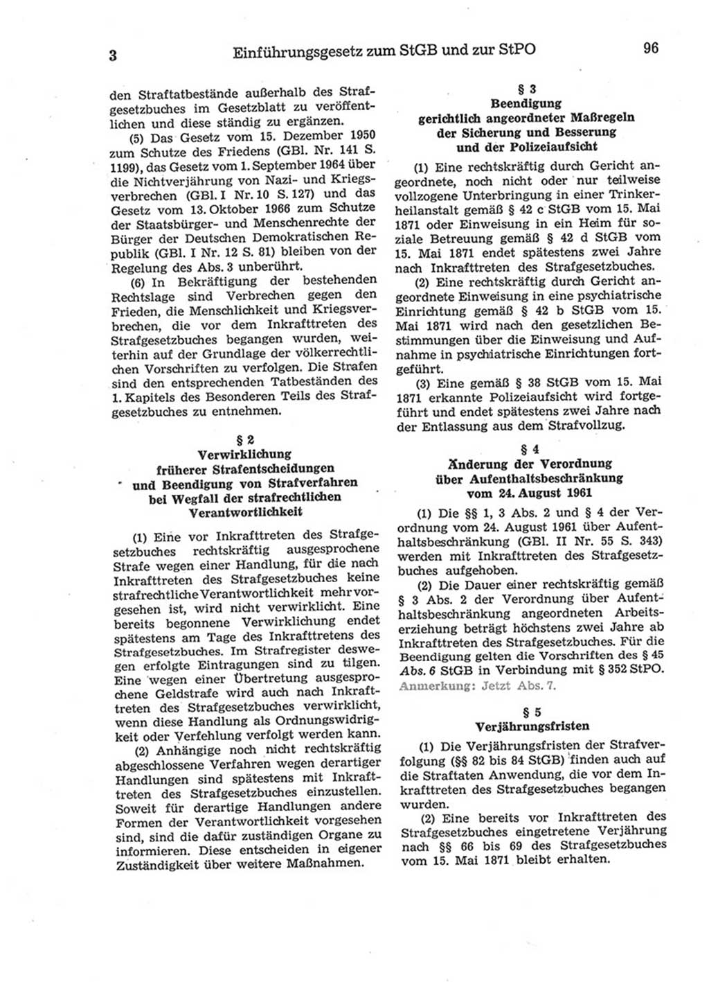 Strafprozeßordnung (StPO) der Deutschen Demokratischen Republik (DDR) 1975, Seite 96 (StPO DDR 1974, S. 96)