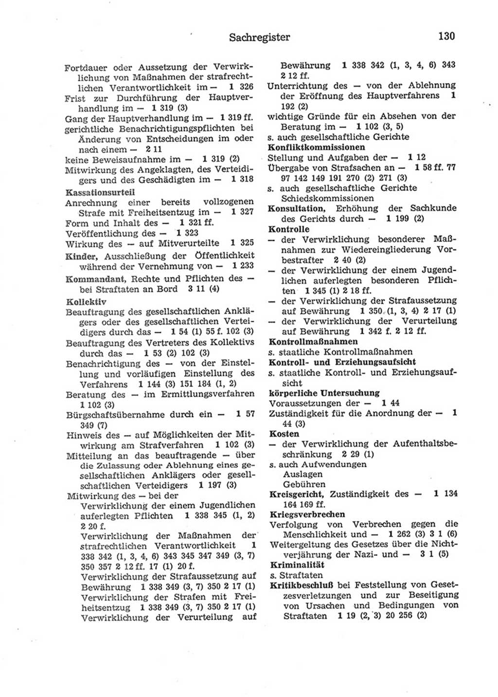 Strafprozeßordnung (StPO) der Deutschen Demokratischen Republik (DDR) 1975, Seite 130 (StPO DDR 1974, S. 130)