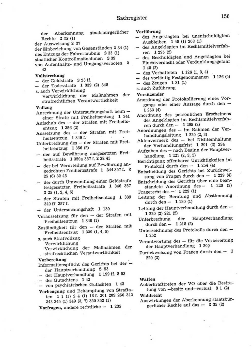 Strafprozeßordnung (StPO) der Deutschen Demokratischen Republik (DDR) 1975, Seite 156 (StPO DDR 1974, S. 156)