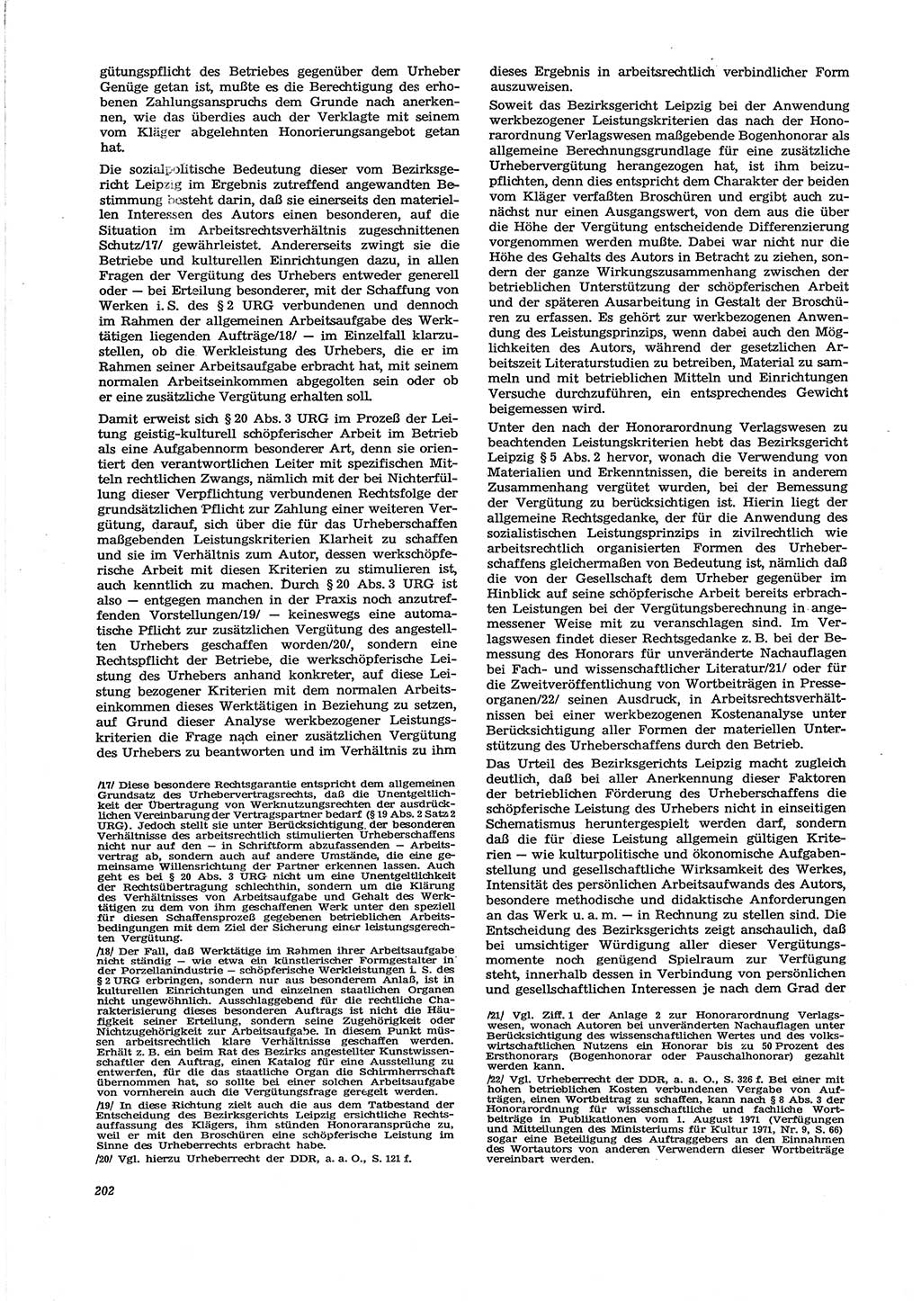Neue Justiz (NJ), Zeitschrift für Recht und Rechtswissenschaft [Deutsche Demokratische Republik (DDR)], 29. Jahrgang 1975, Seite 202 (NJ DDR 1975, S. 202)