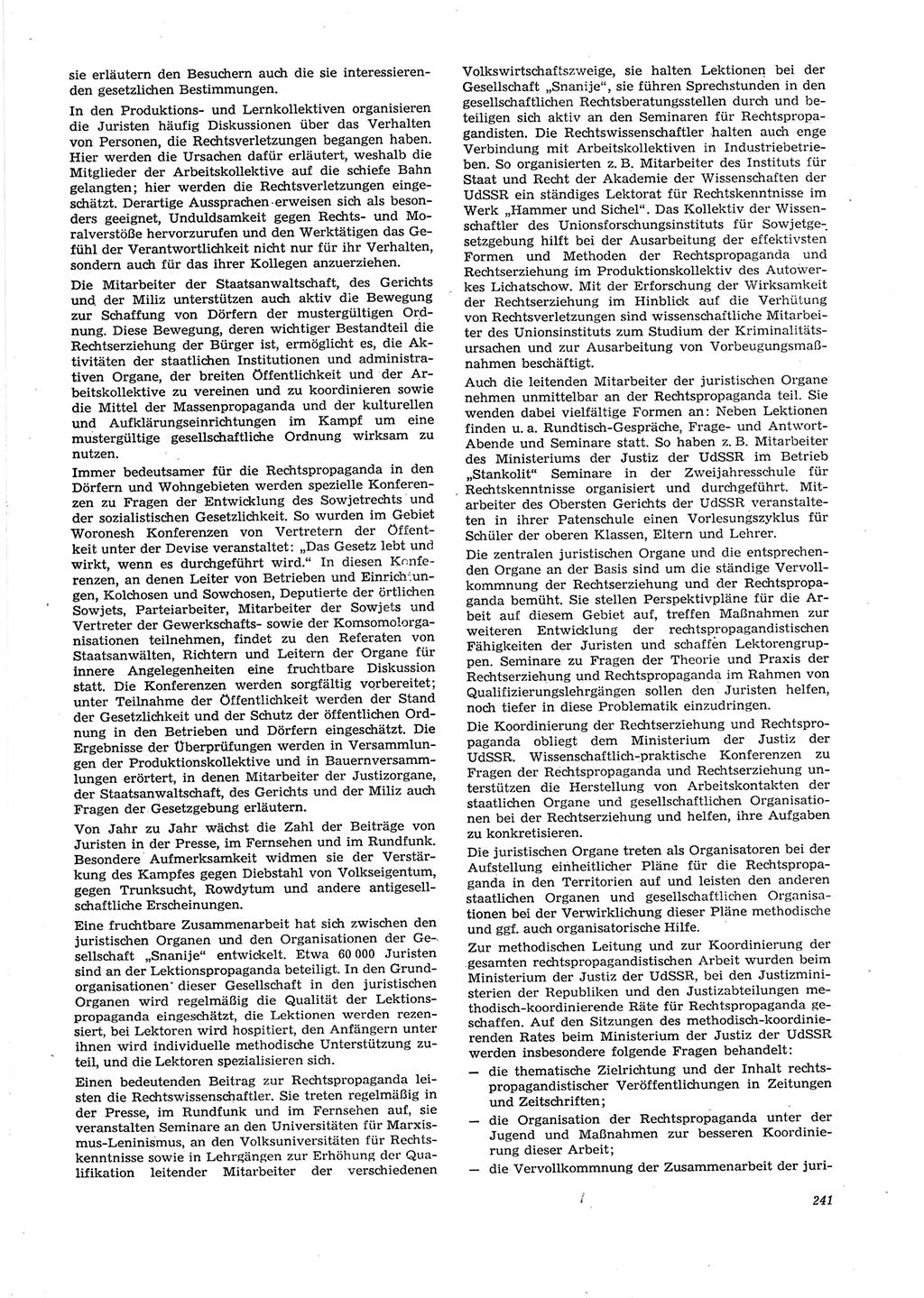 Neue Justiz (NJ), Zeitschrift für Recht und Rechtswissenschaft [Deutsche Demokratische Republik (DDR)], 29. Jahrgang 1975, Seite 241 (NJ DDR 1975, S. 241)