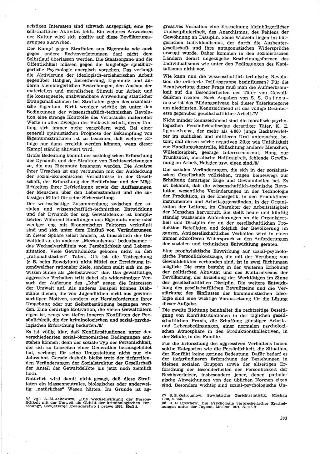 Neue Justiz (NJ), Zeitschrift für Recht und Rechtswissenschaft [Deutsche Demokratische Republik (DDR)], 29. Jahrgang 1975, Seite 363 (NJ DDR 1975, S. 363)