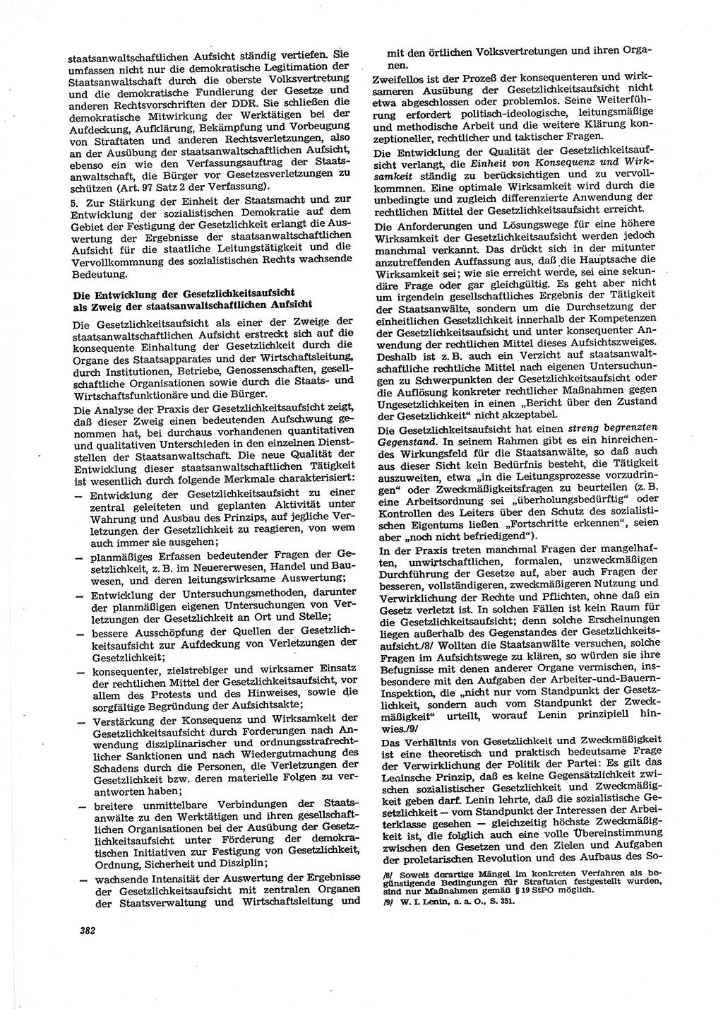 Neue Justiz (NJ), Zeitschrift für Recht und Rechtswissenschaft [Deutsche Demokratische Republik (DDR)], 29. Jahrgang 1975, Seite 382 (NJ DDR 1975, S. 382)