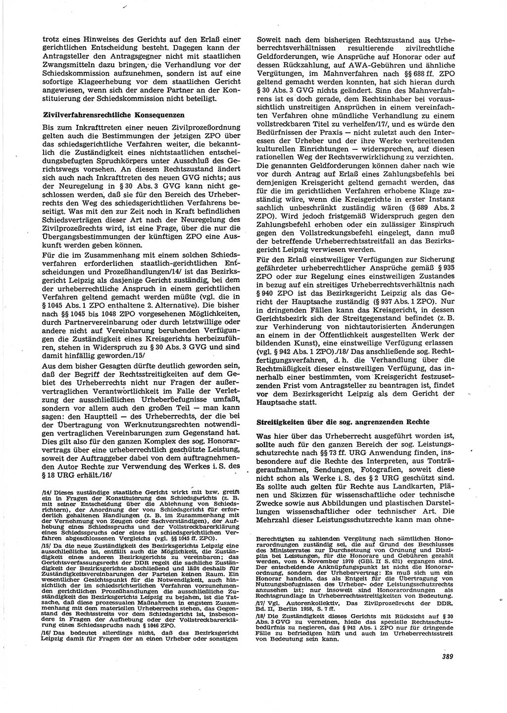 Neue Justiz (NJ), Zeitschrift für Recht und Rechtswissenschaft [Deutsche Demokratische Republik (DDR)], 29. Jahrgang 1975, Seite 389 (NJ DDR 1975, S. 389)