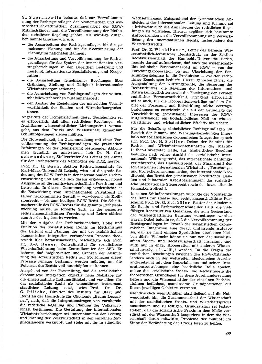 Neue Justiz (NJ), Zeitschrift für Recht und Rechtswissenschaft [Deutsche Demokratische Republik (DDR)], 29. Jahrgang 1975, Seite 399 (NJ DDR 1975, S. 399)