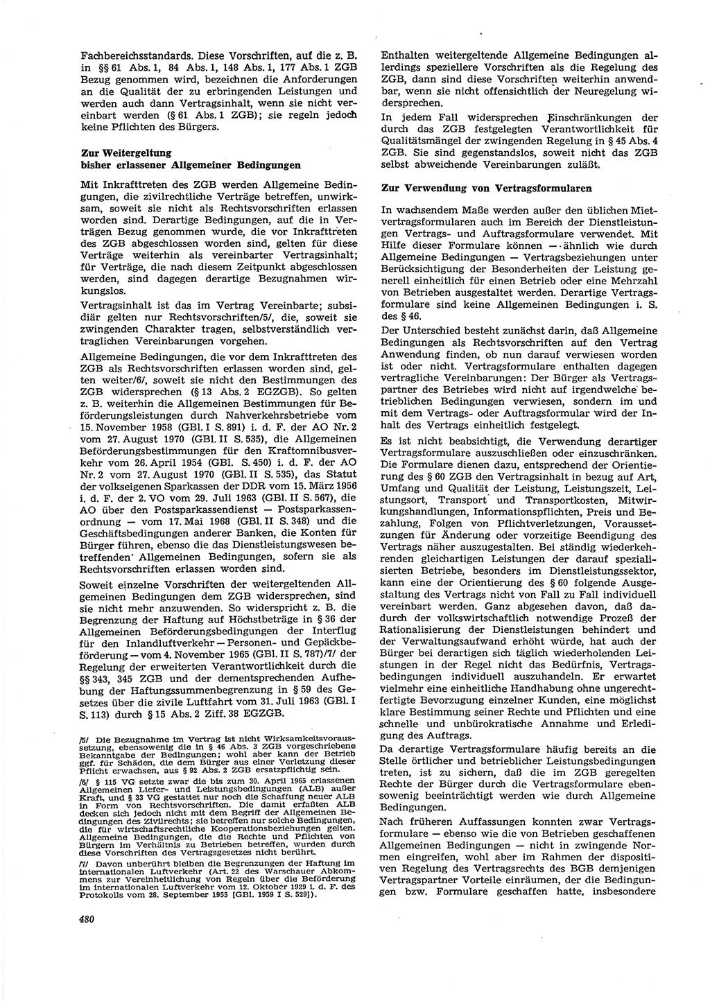 Neue Justiz (NJ), Zeitschrift für Recht und Rechtswissenschaft [Deutsche Demokratische Republik (DDR)], 29. Jahrgang 1975, Seite 480 (NJ DDR 1975, S. 480)