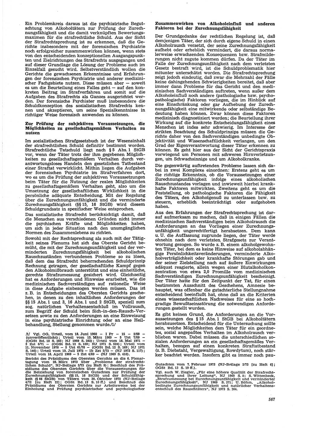 Neue Justiz (NJ), Zeitschrift für Recht und Rechtswissenschaft [Deutsche Demokratische Republik (DDR)], 29. Jahrgang 1975, Seite 567 (NJ DDR 1975, S. 567)