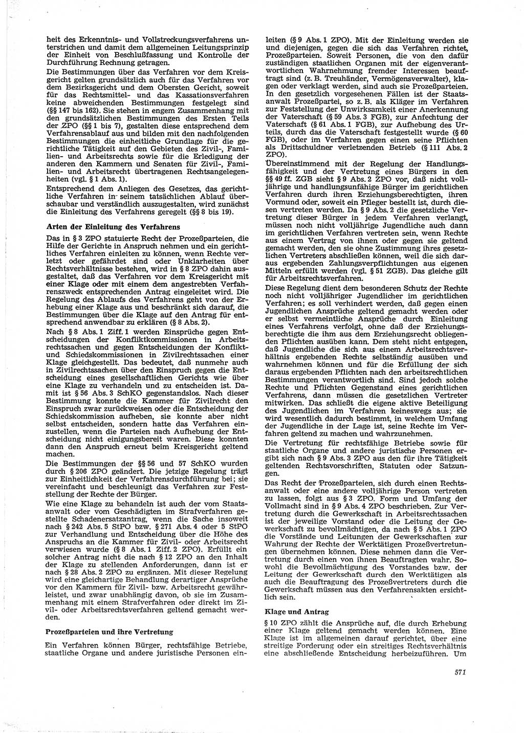 Neue Justiz (NJ), Zeitschrift für Recht und Rechtswissenschaft [Deutsche Demokratische Republik (DDR)], 29. Jahrgang 1975, Seite 571 (NJ DDR 1975, S. 571)