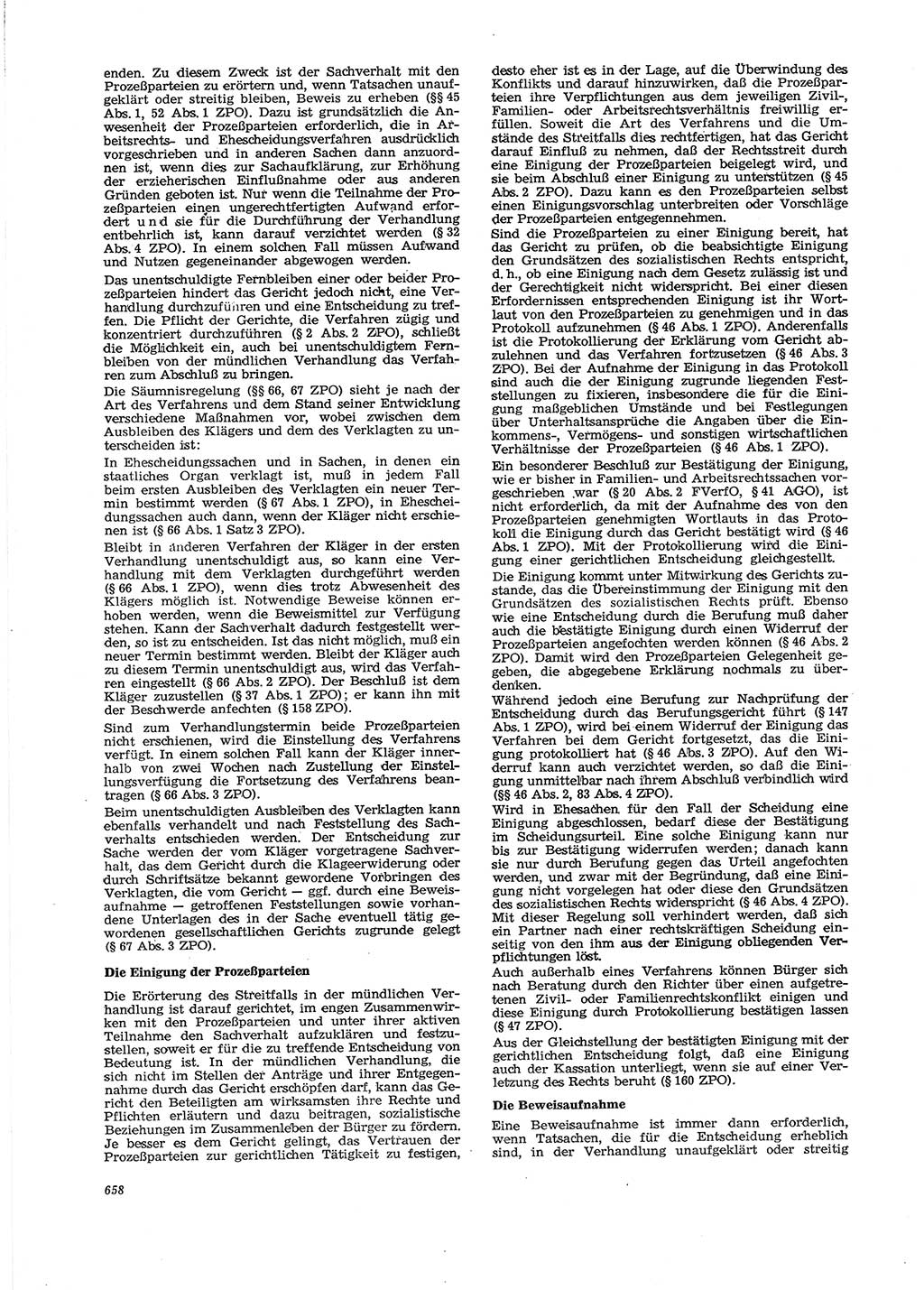 Neue Justiz (NJ), Zeitschrift für Recht und Rechtswissenschaft [Deutsche Demokratische Republik (DDR)], 29. Jahrgang 1975, Seite 658 (NJ DDR 1975, S. 658)