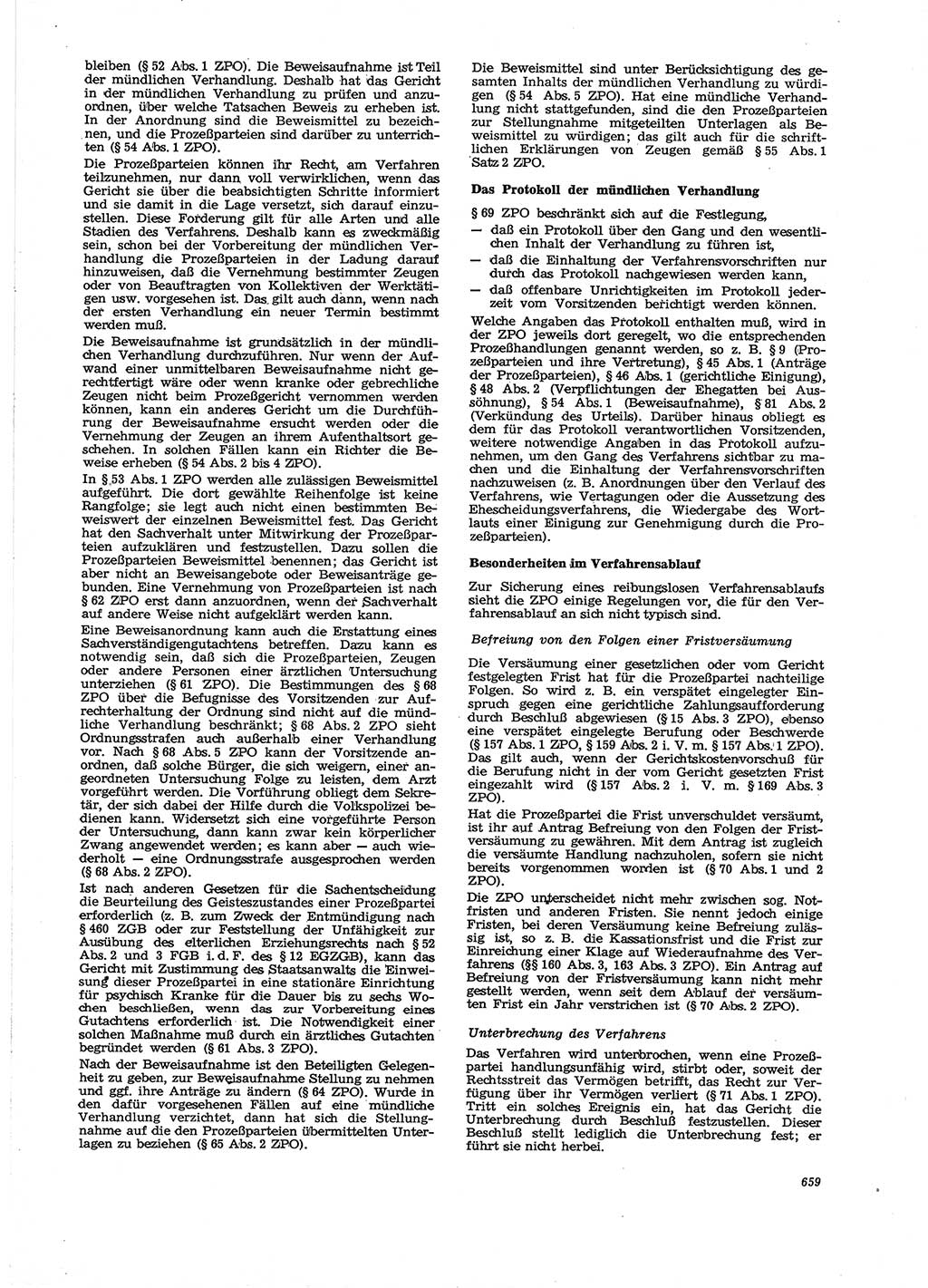 Neue Justiz (NJ), Zeitschrift für Recht und Rechtswissenschaft [Deutsche Demokratische Republik (DDR)], 29. Jahrgang 1975, Seite 659 (NJ DDR 1975, S. 659)