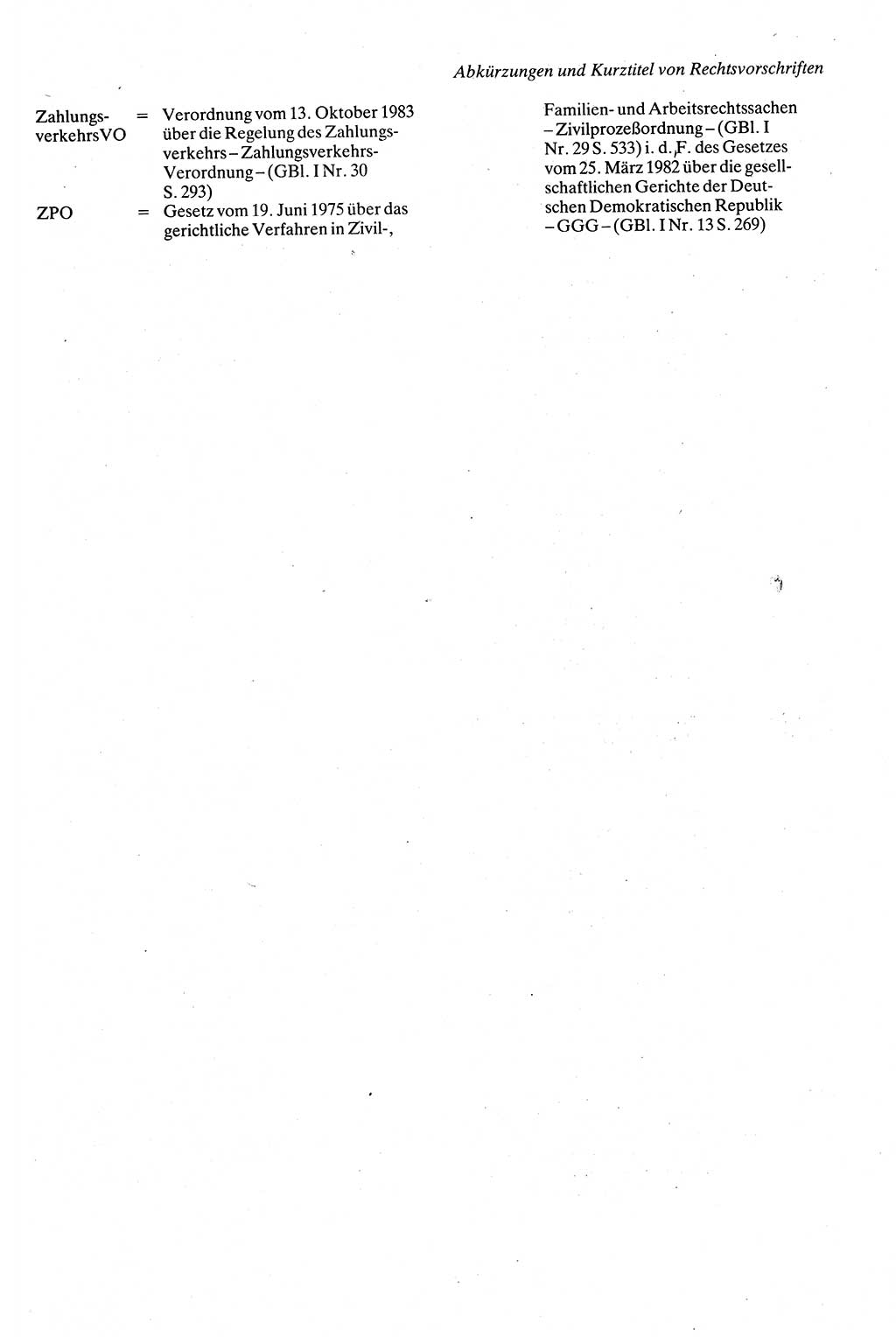 Zivilgesetzbuch (ZVG) sowie angrenzende Gesetze und Bestimmungen [Deutsche Demokratische Republik (DDR)] 1975, Seite 11 (ZGB Ges. Best. DDR 1975, S. 11)