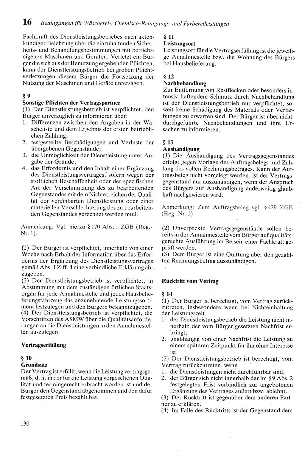 Zivilgesetzbuch (ZVG) sowie angrenzende Gesetze und Bestimmungen [Deutsche Demokratische Republik (DDR)] 1975, Seite 130 (ZGB Ges. Best. DDR 1975, S. 130)