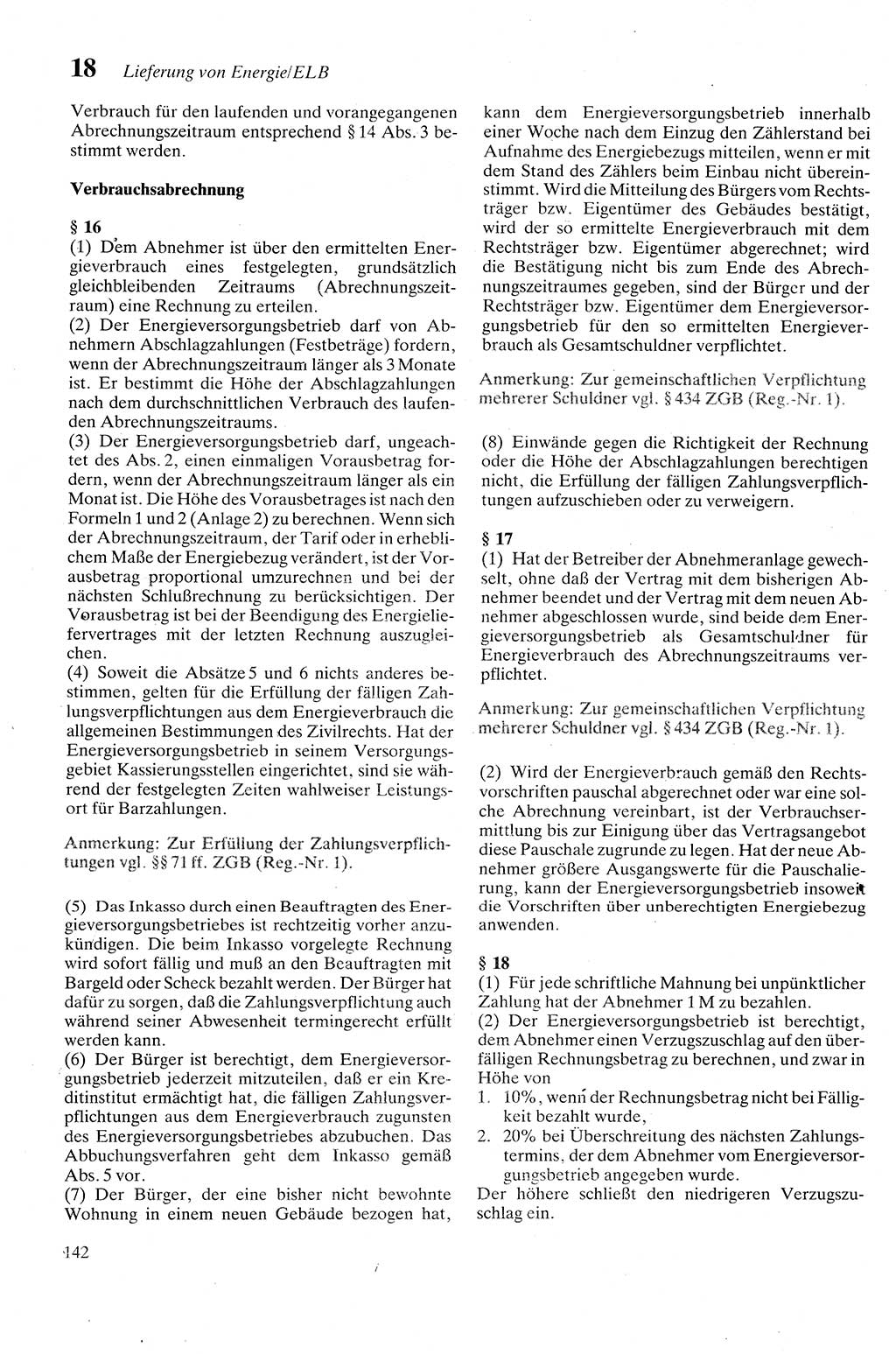 Zivilgesetzbuch (ZVG) sowie angrenzende Gesetze und Bestimmungen [Deutsche Demokratische Republik (DDR)] 1975, Seite 142 (ZGB Ges. Best. DDR 1975, S. 142)