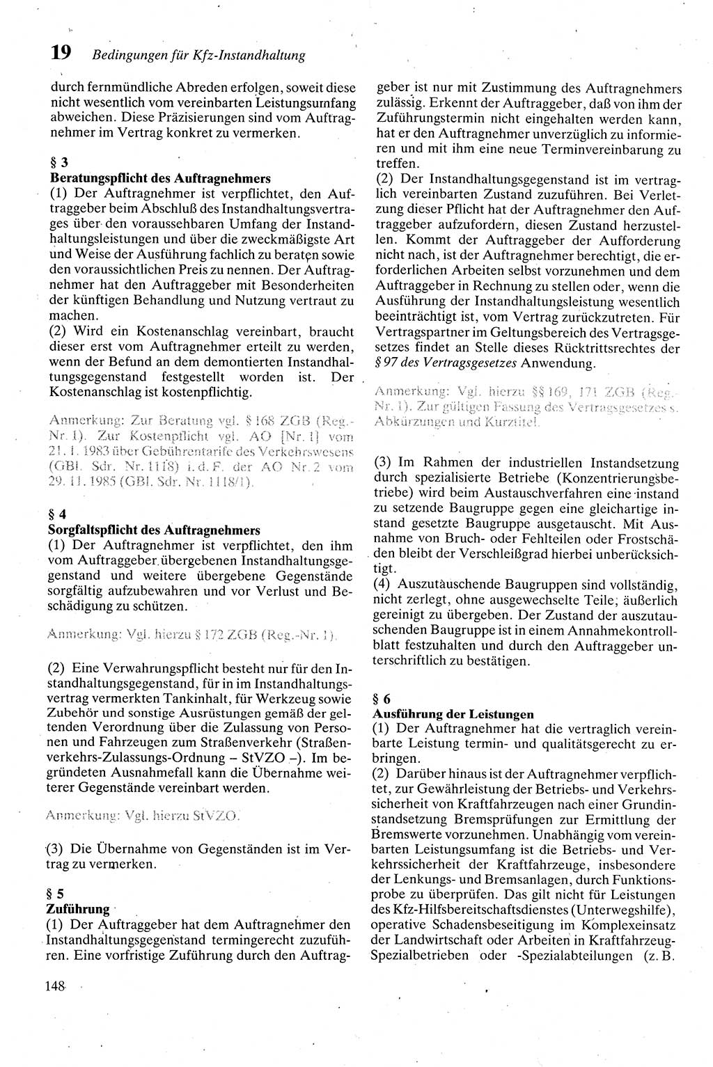 Zivilgesetzbuch (ZVG) sowie angrenzende Gesetze und Bestimmungen [Deutsche Demokratische Republik (DDR)] 1975, Seite 148 (ZGB Ges. Best. DDR 1975, S. 148)