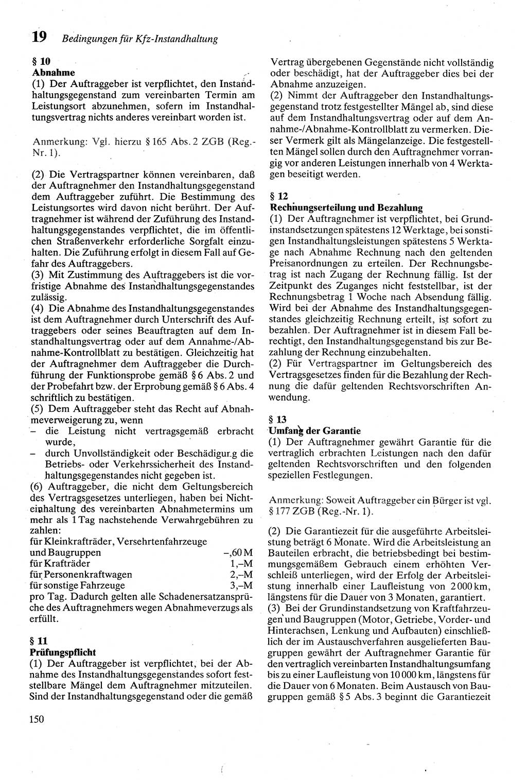 Zivilgesetzbuch (ZVG) sowie angrenzende Gesetze und Bestimmungen [Deutsche Demokratische Republik (DDR)] 1975, Seite 150 (ZGB Ges. Best. DDR 1975, S. 150)