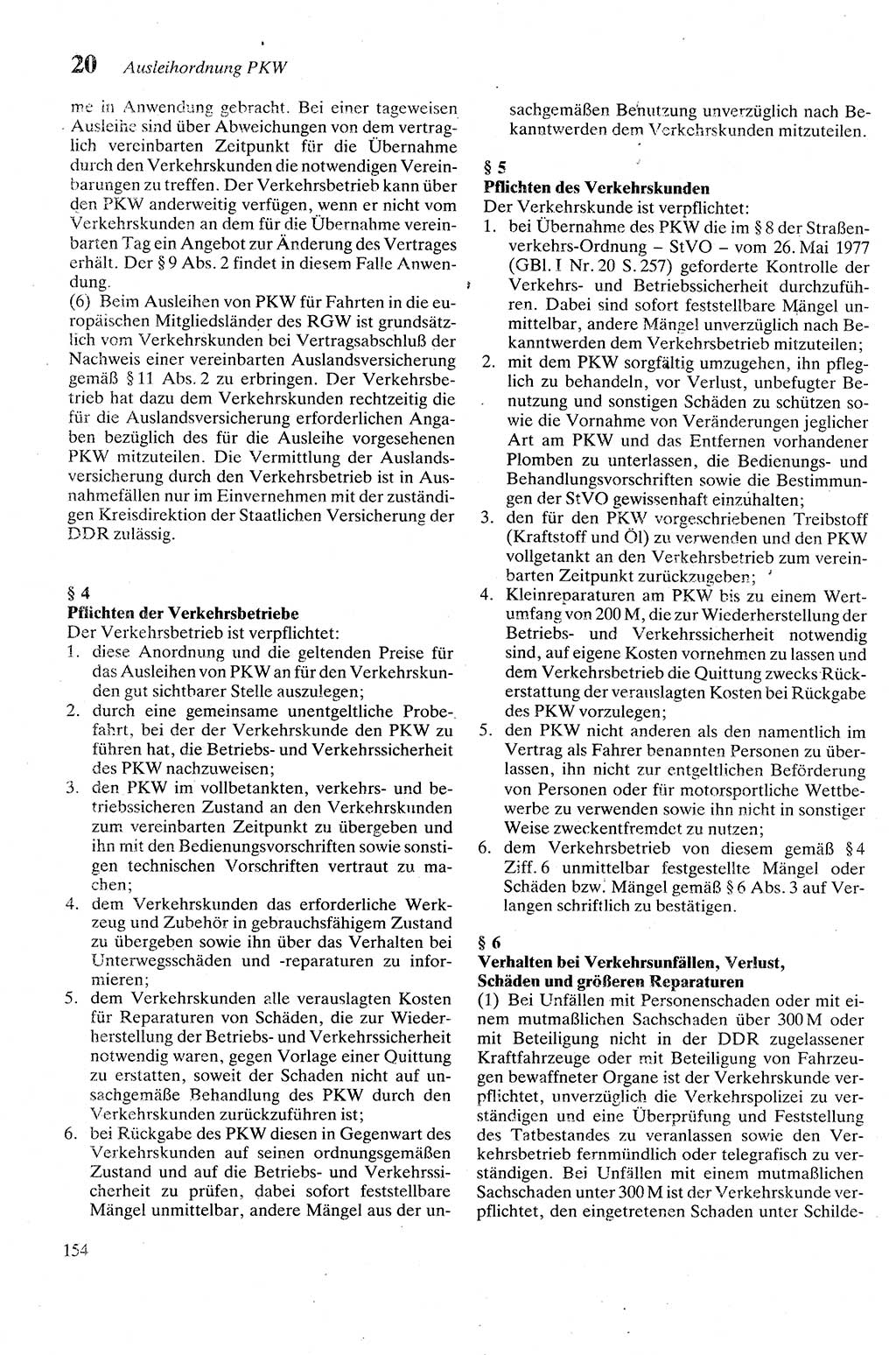 Zivilgesetzbuch (ZVG) sowie angrenzende Gesetze und Bestimmungen [Deutsche Demokratische Republik (DDR)] 1975, Seite 154 (ZGB Ges. Best. DDR 1975, S. 154)