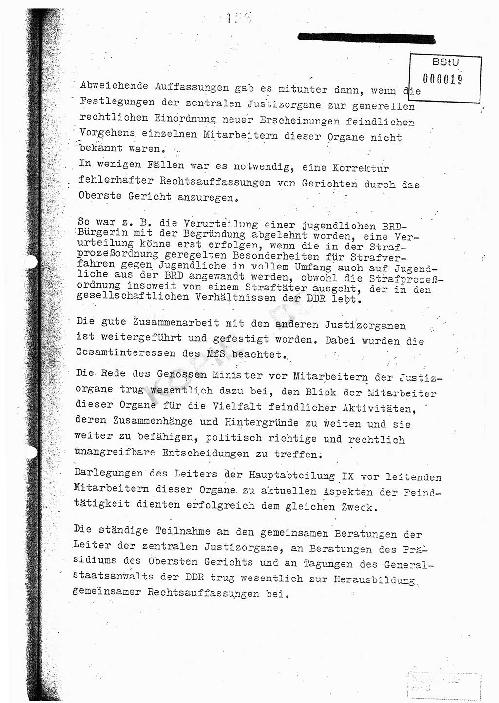 Jahresbericht der Hauptabteilung (HA) Ⅸ 1976, Analyse über die Entwicklung und die Wirksamkeit der politisch-operativen Arbeit der Linie Ⅸ im Jahre 1976, Ministerium für Staatssicherheit (MfS) der Deutschen Demokratischen Republik (DDR), Hauptabteilung Ⅸ, Berlin 1977, Seite 156 (Anal. MfS DDR HA Ⅸ /76 1977, S. 156)