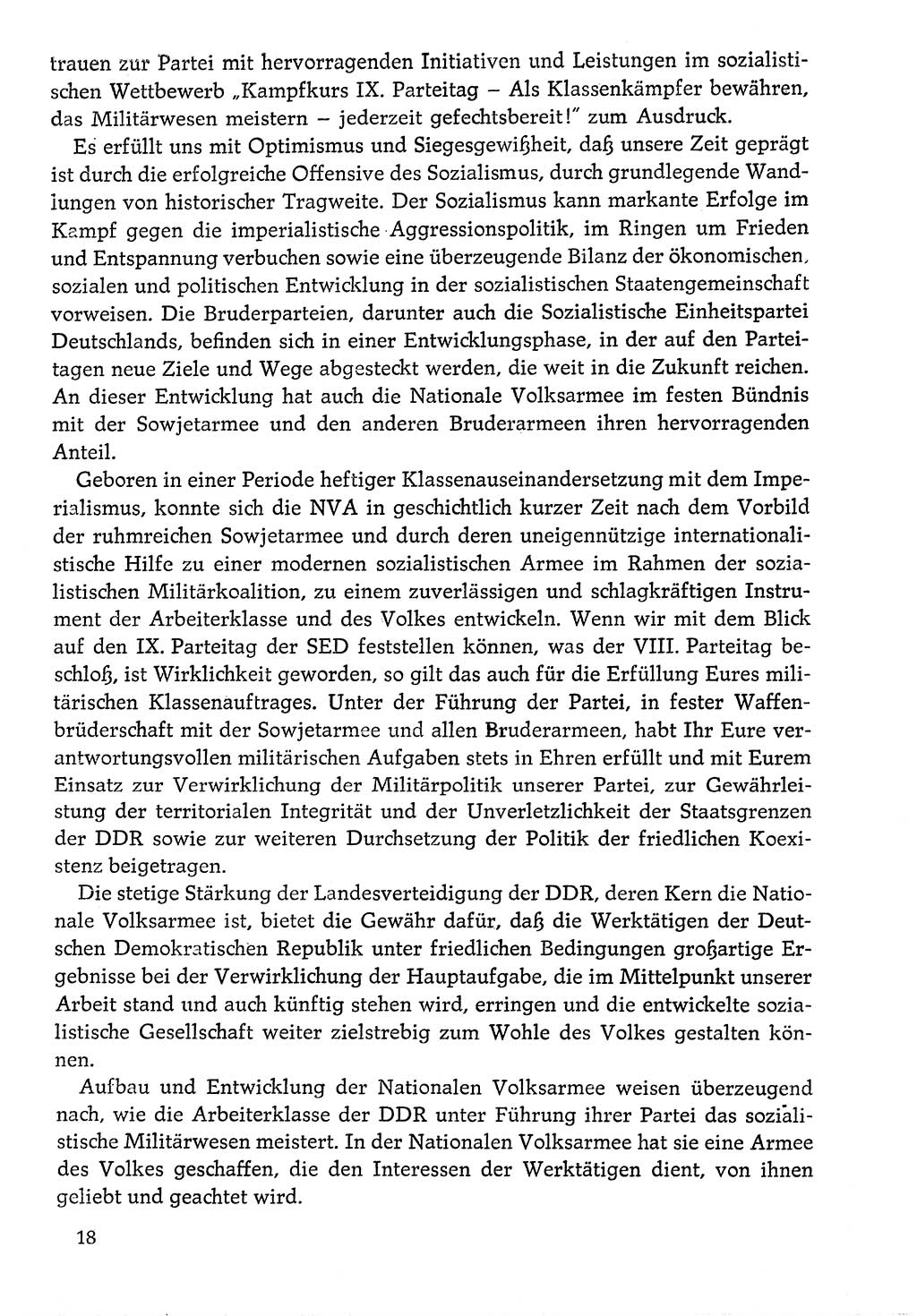 Dokumente der Sozialistischen Einheitspartei Deutschlands (SED) [Deutsche Demokratische Republik (DDR)] 1976-1977, Seite 18 (Dok. SED DDR 1976-1977, S. 18)