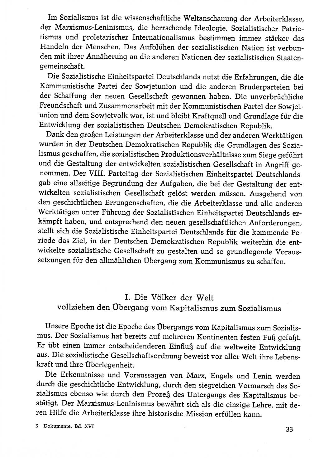 Dokumente der Sozialistischen Einheitspartei Deutschlands (SED) [Deutsche Demokratische Republik (DDR)] 1976-1977, Seite 33 (Dok. SED DDR 1976-1977, S. 33)