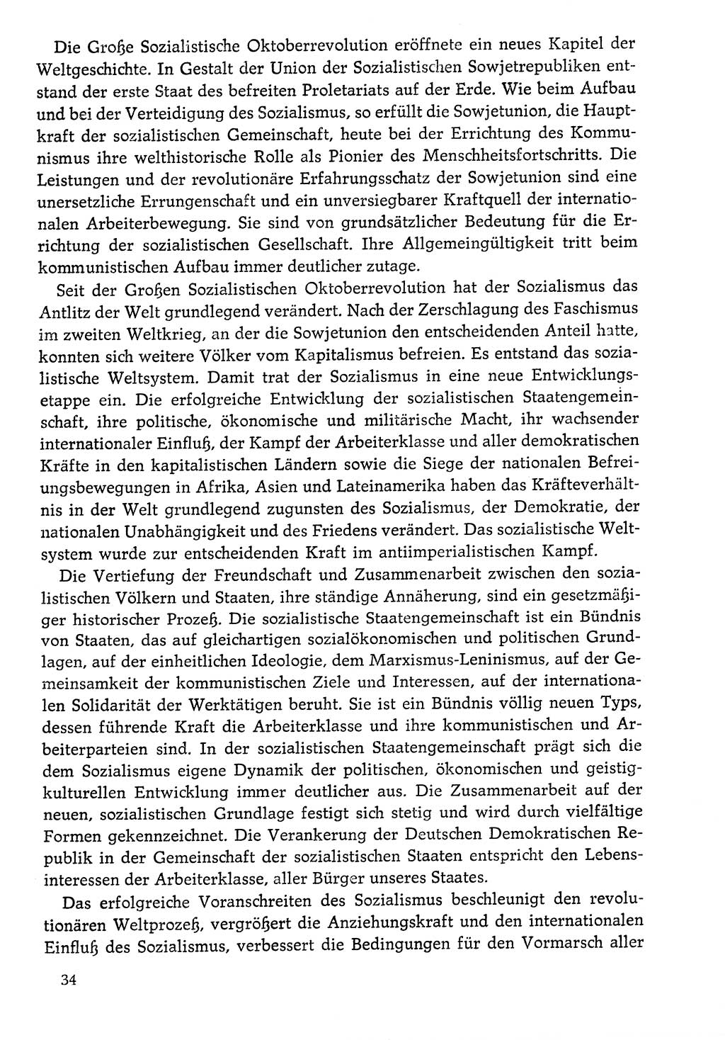 Dokumente der Sozialistischen Einheitspartei Deutschlands (SED) [Deutsche Demokratische Republik (DDR)] 1976-1977, Seite 34 (Dok. SED DDR 1976-1977, S. 34)
