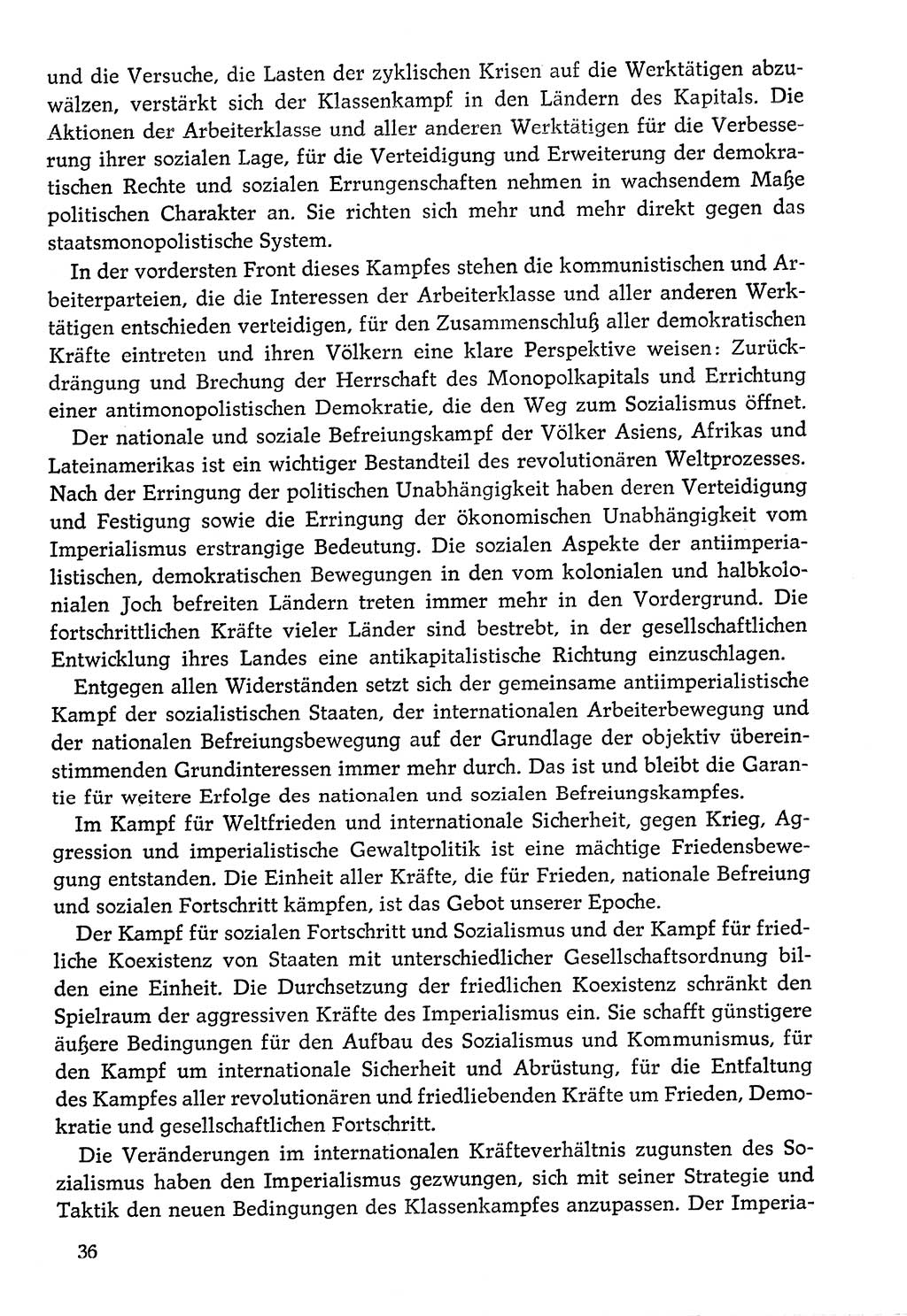Dokumente der Sozialistischen Einheitspartei Deutschlands (SED) [Deutsche Demokratische Republik (DDR)] 1976-1977, Seite 36 (Dok. SED DDR 1976-1977, S. 36)