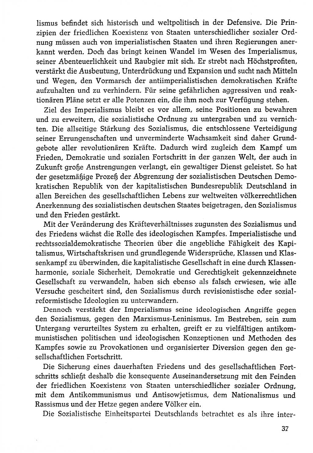 Dokumente der Sozialistischen Einheitspartei Deutschlands (SED) [Deutsche Demokratische Republik (DDR)] 1976-1977, Seite 37 (Dok. SED DDR 1976-1977, S. 37)