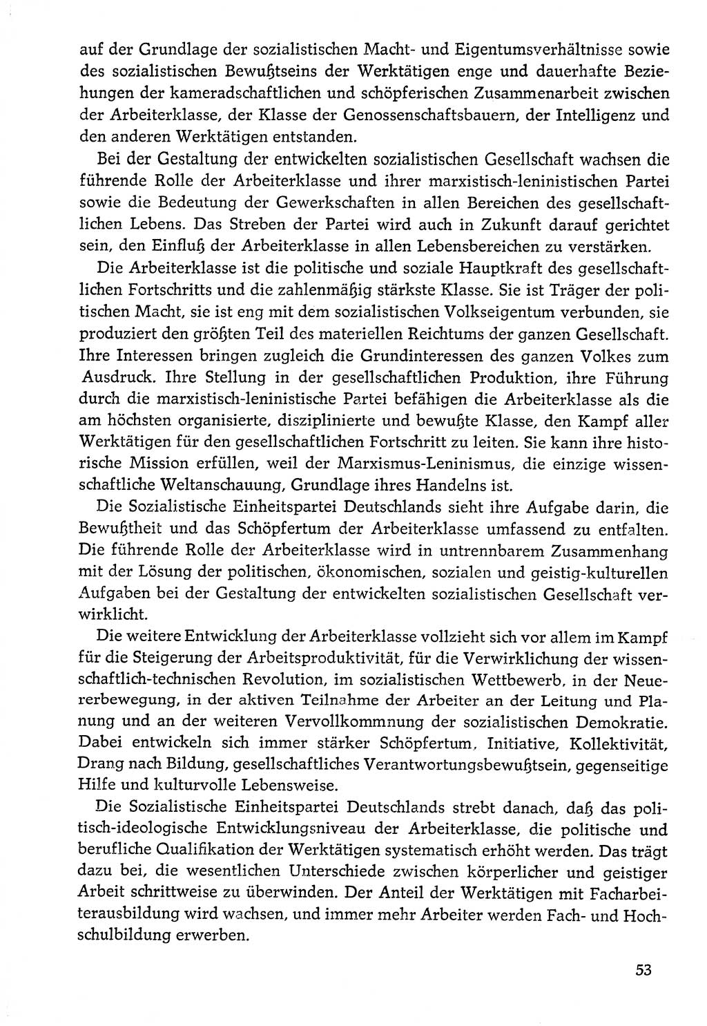 Dokumente der Sozialistischen Einheitspartei Deutschlands (SED) [Deutsche Demokratische Republik (DDR)] 1976-1977, Seite 53 (Dok. SED DDR 1976-1977, S. 53)
