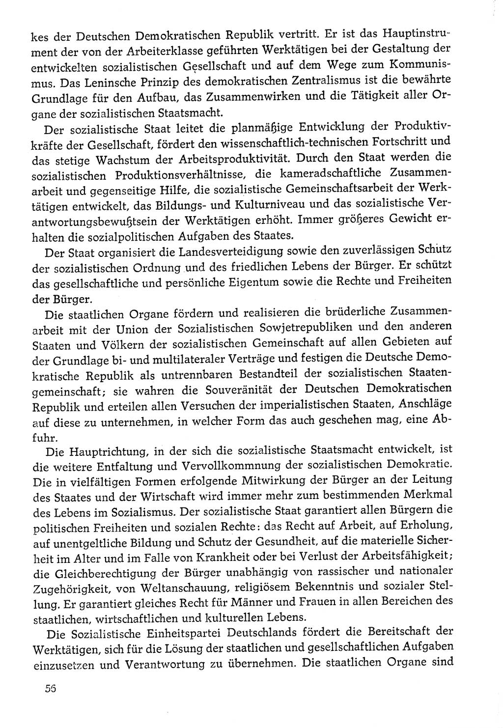 Dokumente der Sozialistischen Einheitspartei Deutschlands (SED) [Deutsche Demokratische Republik (DDR)] 1976-1977, Seite 56 (Dok. SED DDR 1976-1977, S. 56)