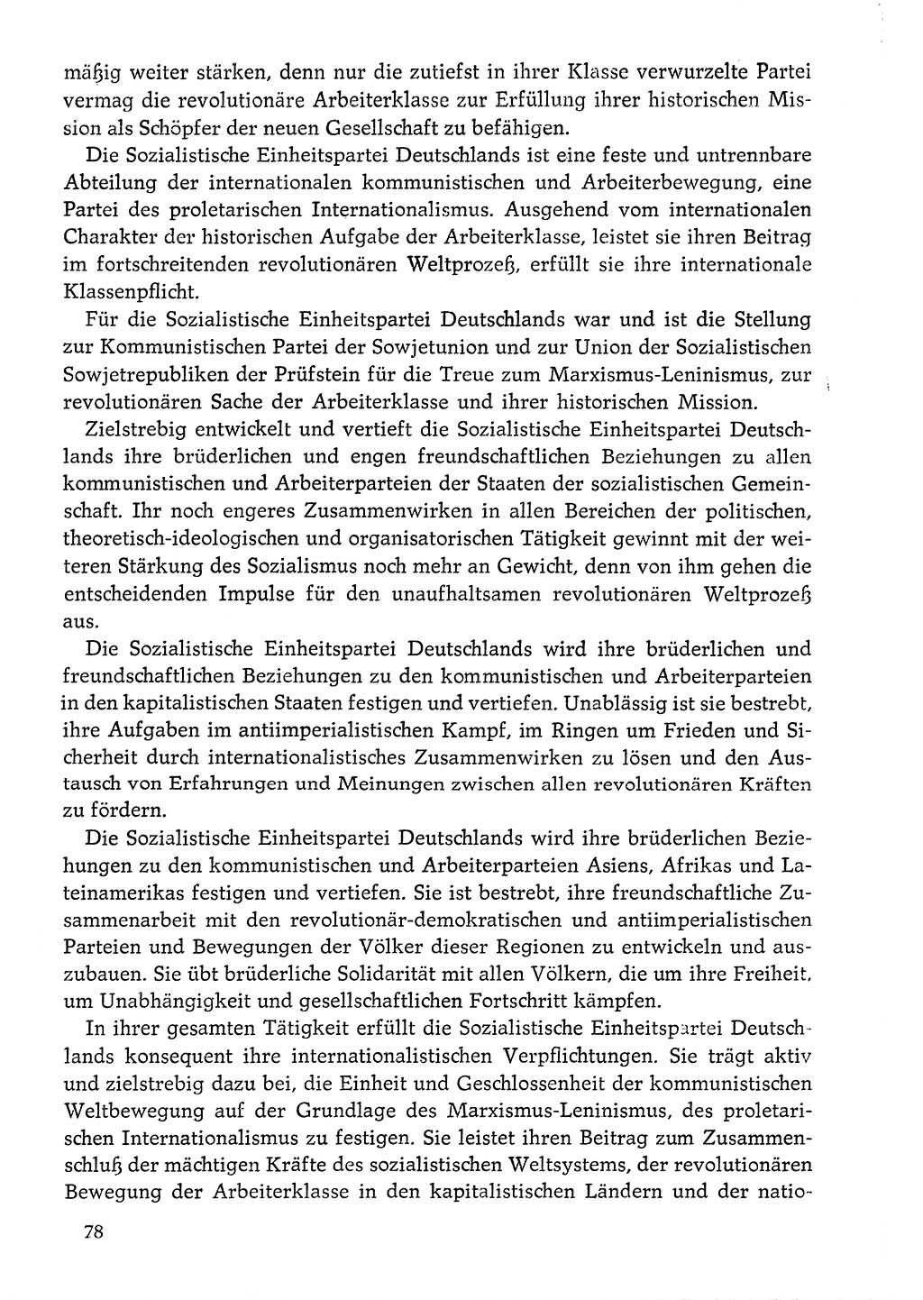 Dokumente der Sozialistischen Einheitspartei Deutschlands (SED) [Deutsche Demokratische Republik (DDR)] 1976-1977, Seite 78 (Dok. SED DDR 1976-1977, S. 78)
