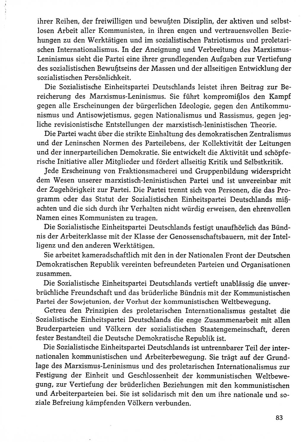 Dokumente der Sozialistischen Einheitspartei Deutschlands (SED) [Deutsche Demokratische Republik (DDR)] 1976-1977, Seite 83 (Dok. SED DDR 1976-1977, S. 83)