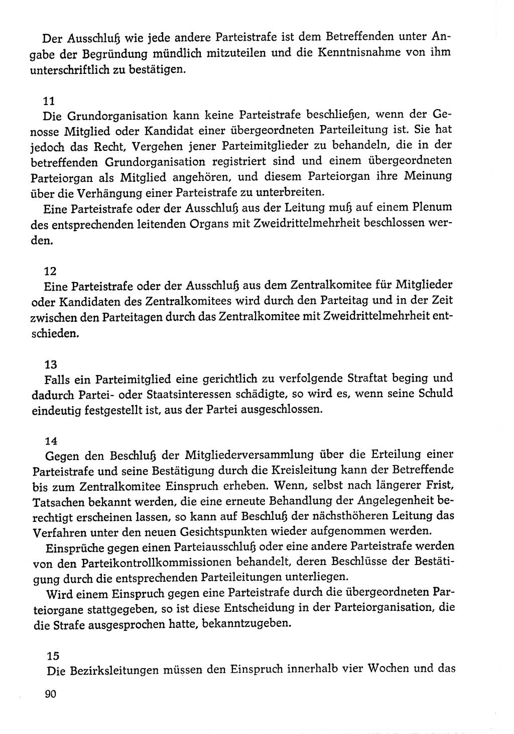 Dokumente der Sozialistischen Einheitspartei Deutschlands (SED) [Deutsche Demokratische Republik (DDR)] 1976-1977, Seite 90 (Dok. SED DDR 1976-1977, S. 90)