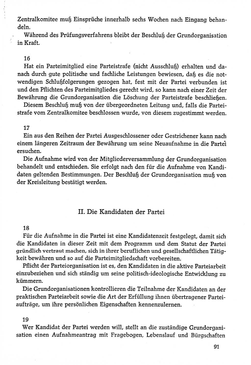 Dokumente der Sozialistischen Einheitspartei Deutschlands (SED) [Deutsche Demokratische Republik (DDR)] 1976-1977, Seite 91 (Dok. SED DDR 1976-1977, S. 91)