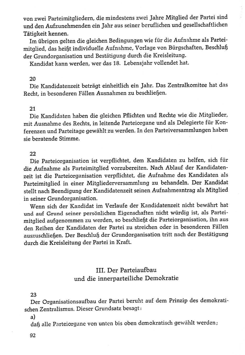 Dokumente der Sozialistischen Einheitspartei Deutschlands (SED) [Deutsche Demokratische Republik (DDR)] 1976-1977, Seite 92 (Dok. SED DDR 1976-1977, S. 92)