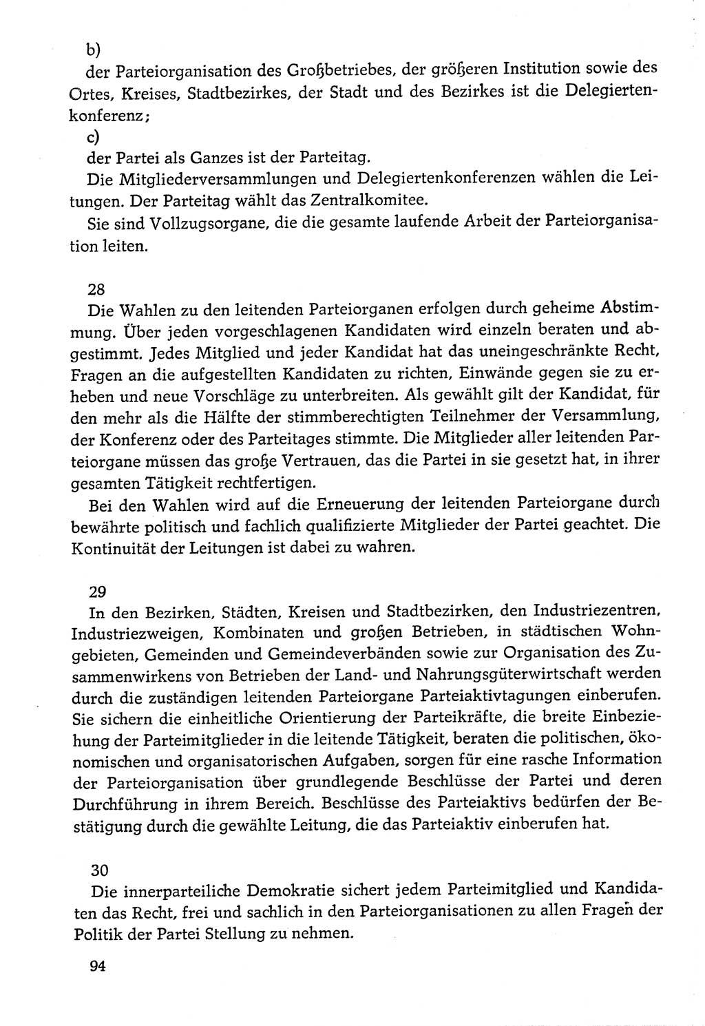 Dokumente der Sozialistischen Einheitspartei Deutschlands (SED) [Deutsche Demokratische Republik (DDR)] 1976-1977, Seite 94 (Dok. SED DDR 1976-1977, S. 94)