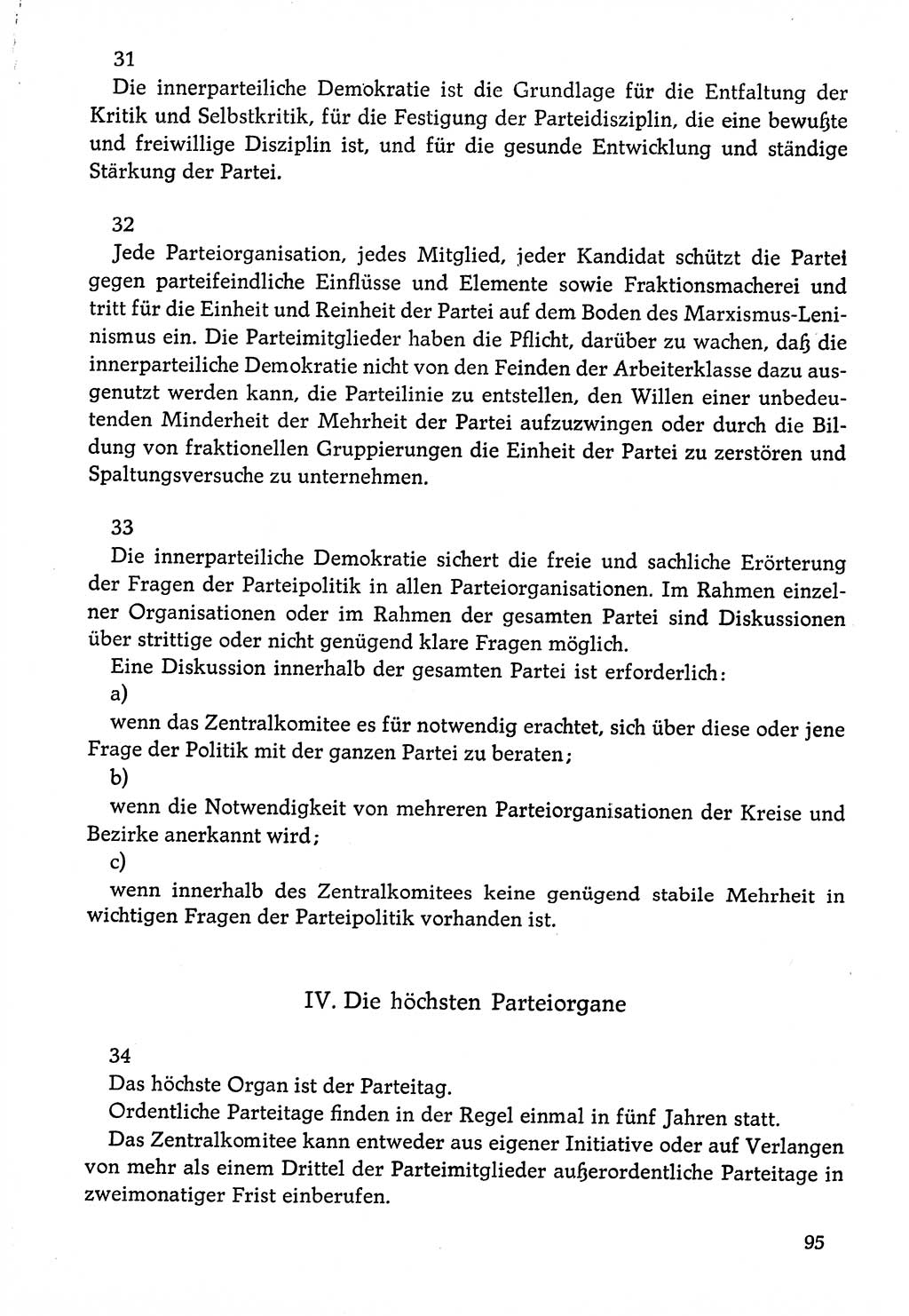 Dokumente der Sozialistischen Einheitspartei Deutschlands (SED) [Deutsche Demokratische Republik (DDR)] 1976-1977, Seite 95 (Dok. SED DDR 1976-1977, S. 95)