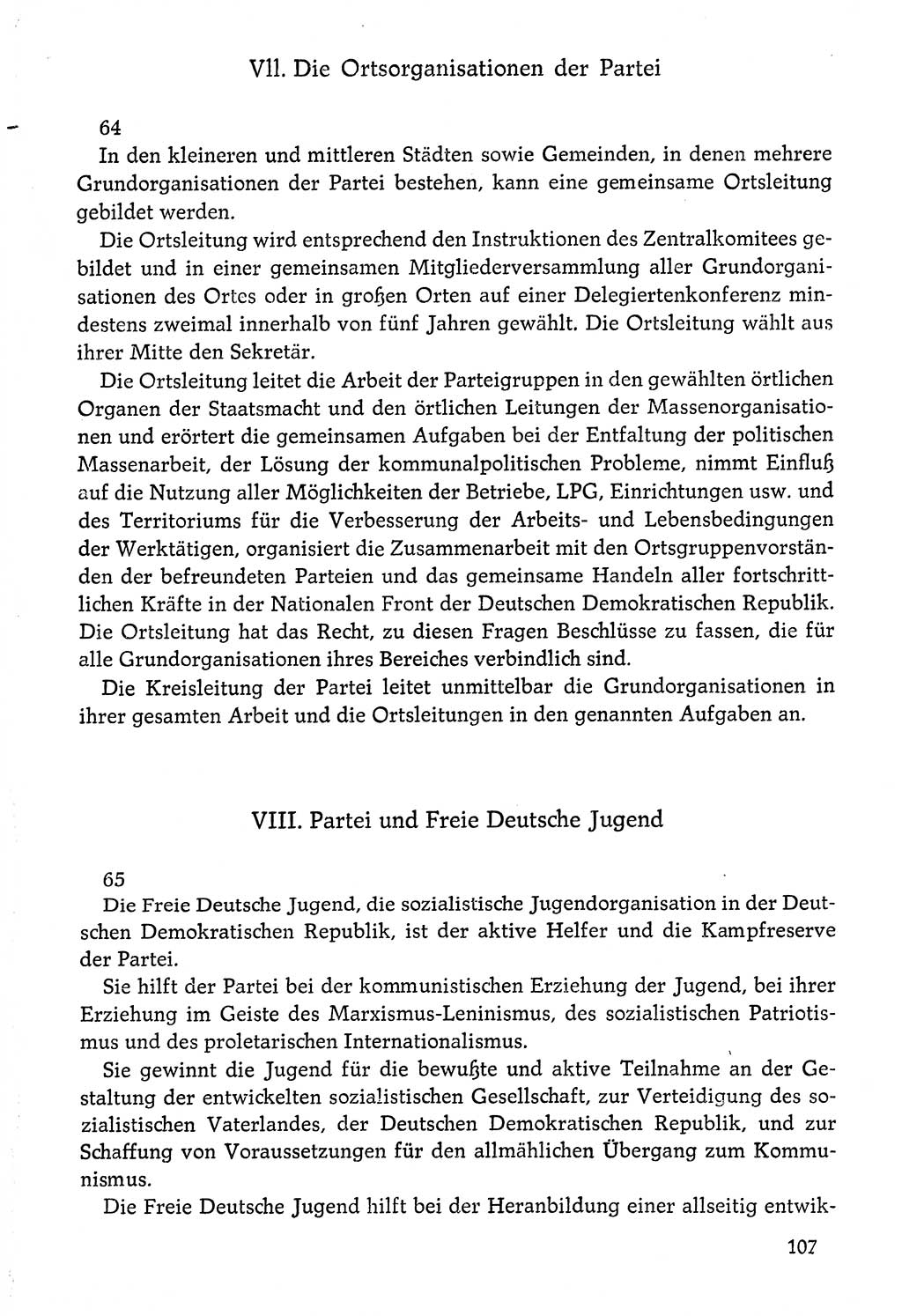 Dokumente der Sozialistischen Einheitspartei Deutschlands (SED) [Deutsche Demokratische Republik (DDR)] 1976-1977, Seite 107 (Dok. SED DDR 1976-1977, S. 107)