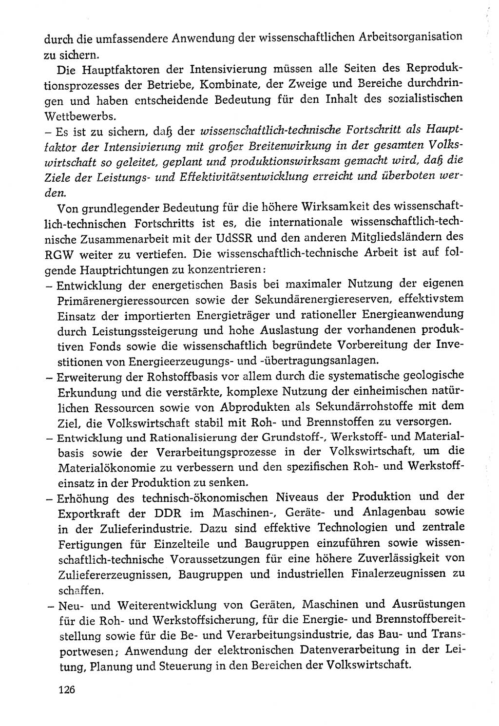 Dokumente der Sozialistischen Einheitspartei Deutschlands (SED) [Deutsche Demokratische Republik (DDR)] 1976-1977, Seite 126 (Dok. SED DDR 1976-1977, S. 126)