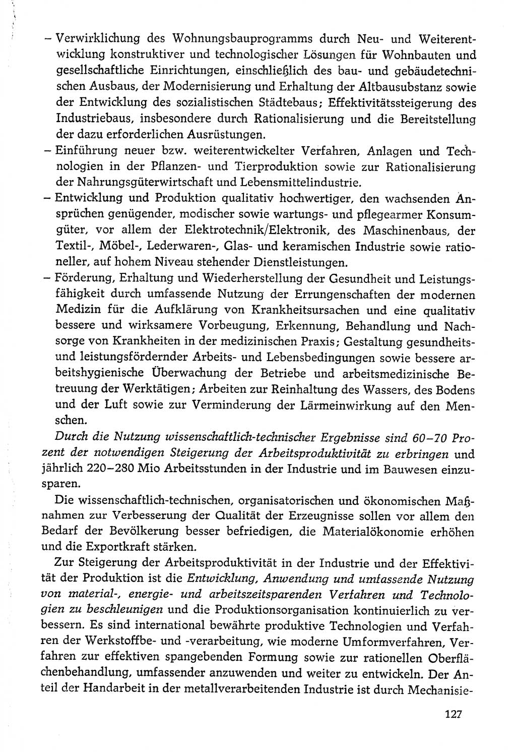 Dokumente der Sozialistischen Einheitspartei Deutschlands (SED) [Deutsche Demokratische Republik (DDR)] 1976-1977, Seite 127 (Dok. SED DDR 1976-1977, S. 127)